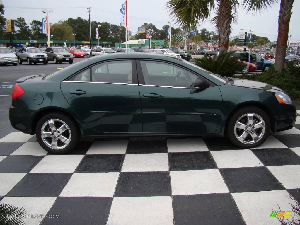 2007 G6 GT Sedan - Emerald Green Metallic / Light Taupe photo #6