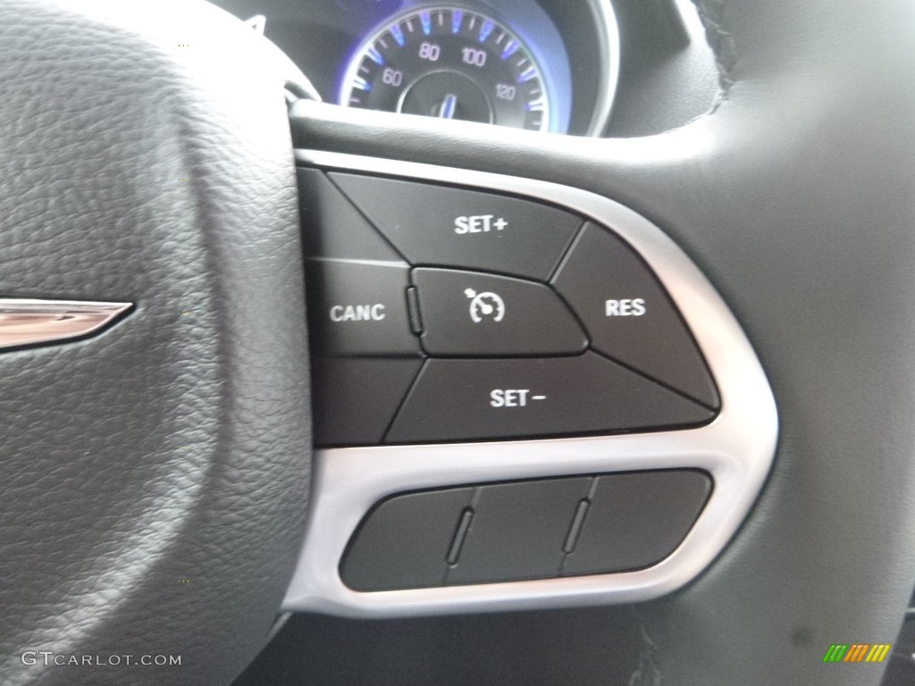 2019 Chrysler 300 Touring AWD Black Steering Wheel Photo #133509249