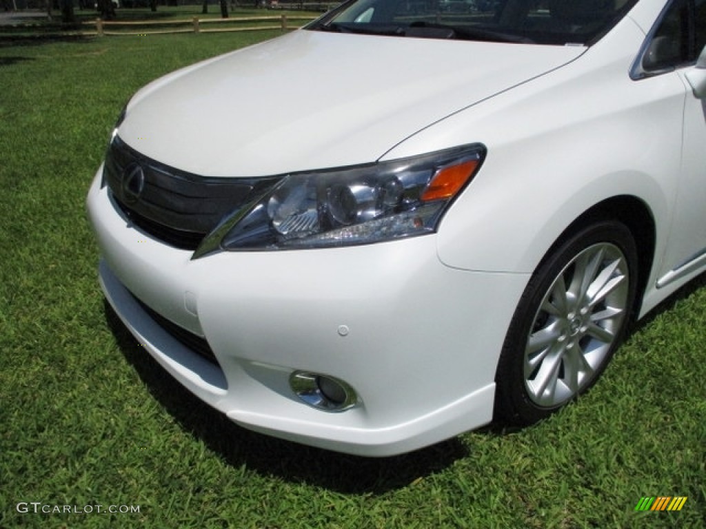 2010 HS 250h Hybrid Premium - Starfire White Pearl / Parchment photo #35