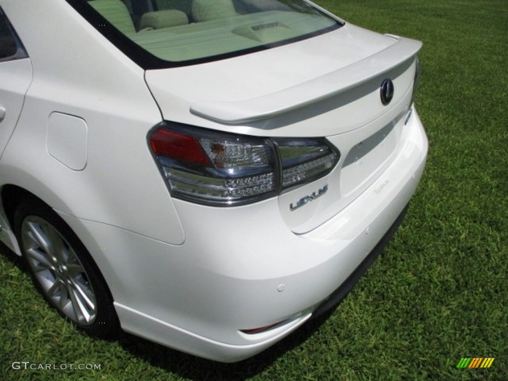 2010 HS 250h Hybrid Premium - Starfire White Pearl / Parchment photo #69