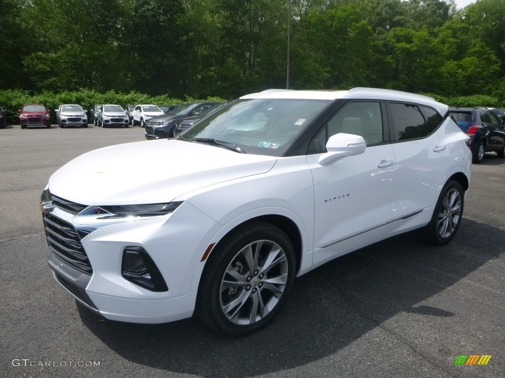 Summit White 2019 Chevrolet Blazer Premier AWD Exterior Photo #133512054