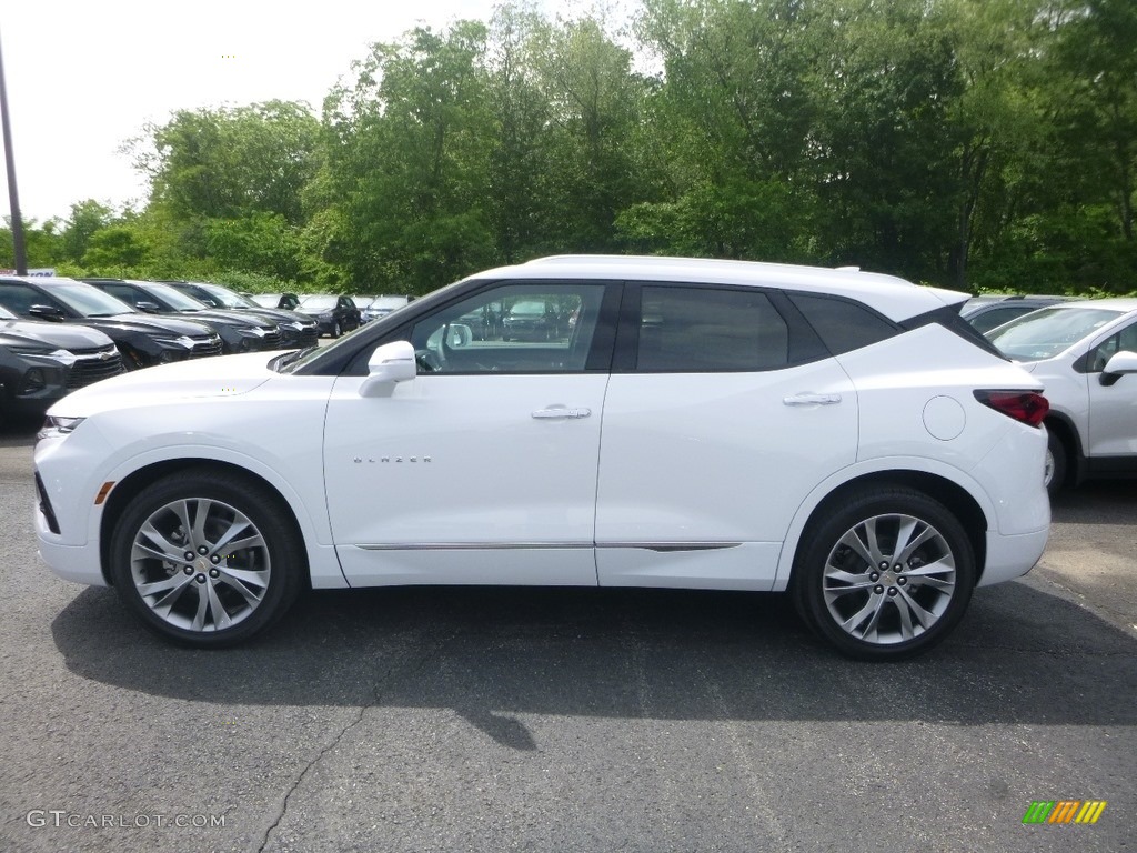 Summit White 2019 Chevrolet Blazer Premier AWD Exterior Photo #133512075