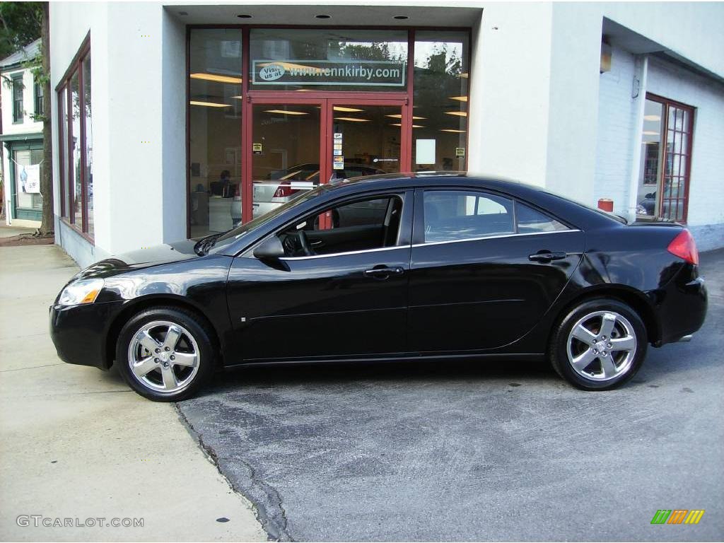 2008 G6 GT Sedan - Black / Ebony Black photo #2