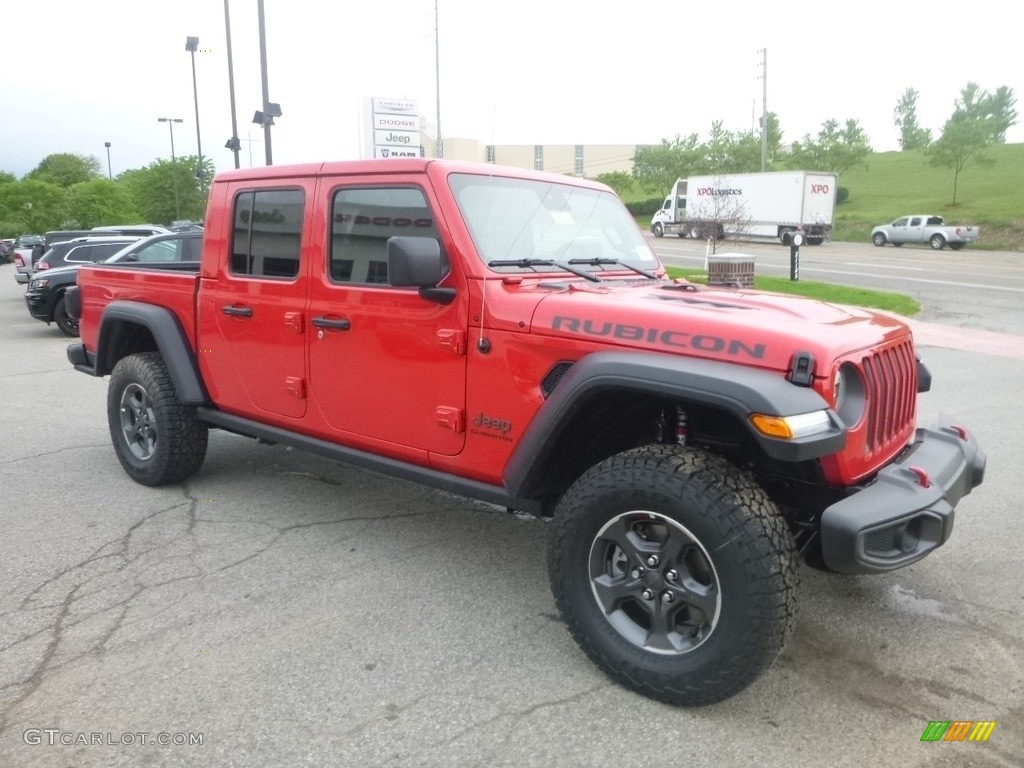 2020 Gladiator Rubicon 4x4 - Firecracker Red / Black photo #7