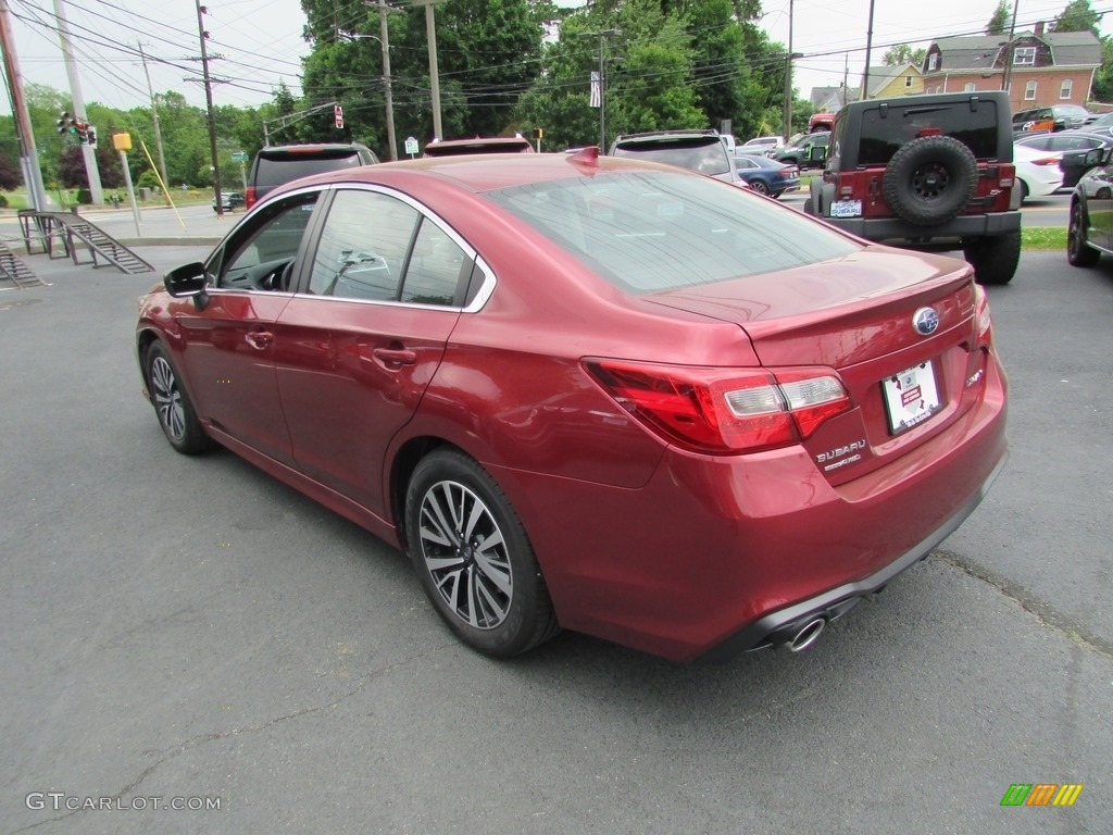 2019 Legacy 2.5i Premium - Crimson Red / Slate Black photo #8
