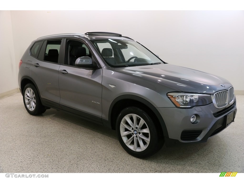 2016 X3 xDrive28i - Space Grey Metallic / Black photo #1