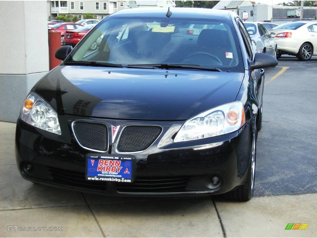 2008 G6 GT Sedan - Black / Ebony Black photo #10