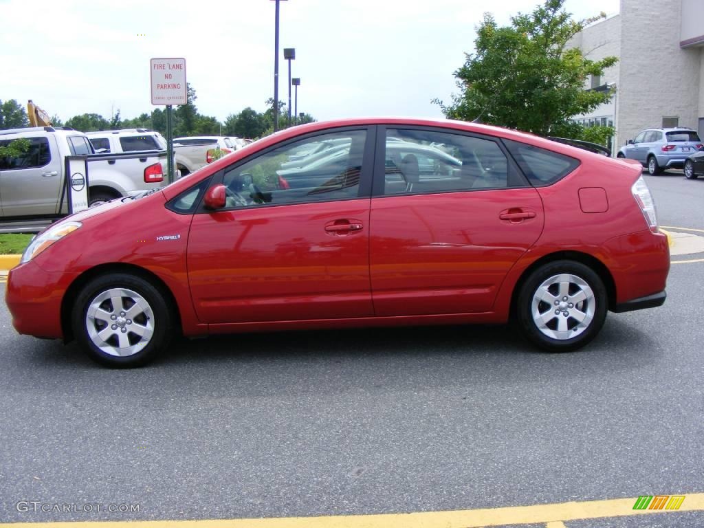 2008 Prius Hybrid - Barcelona Red Metallic / Gray photo #18