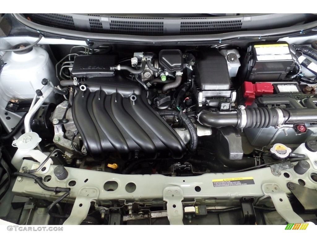 2014 Versa 1.6 S Sedan - Brilliant Silver / Charcoal photo #13