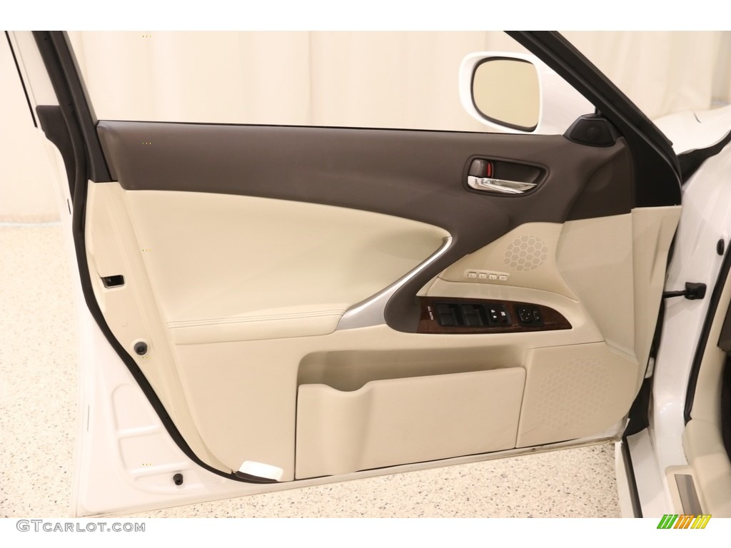 2013 IS 250 AWD - Starfire White Pearl / Ecru photo #4