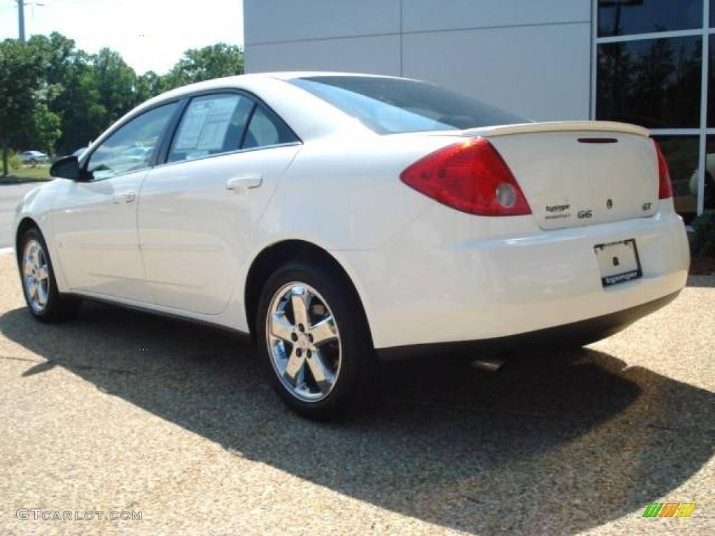 2008 G6 GT Sedan - Ivory White / Ebony Black photo #4