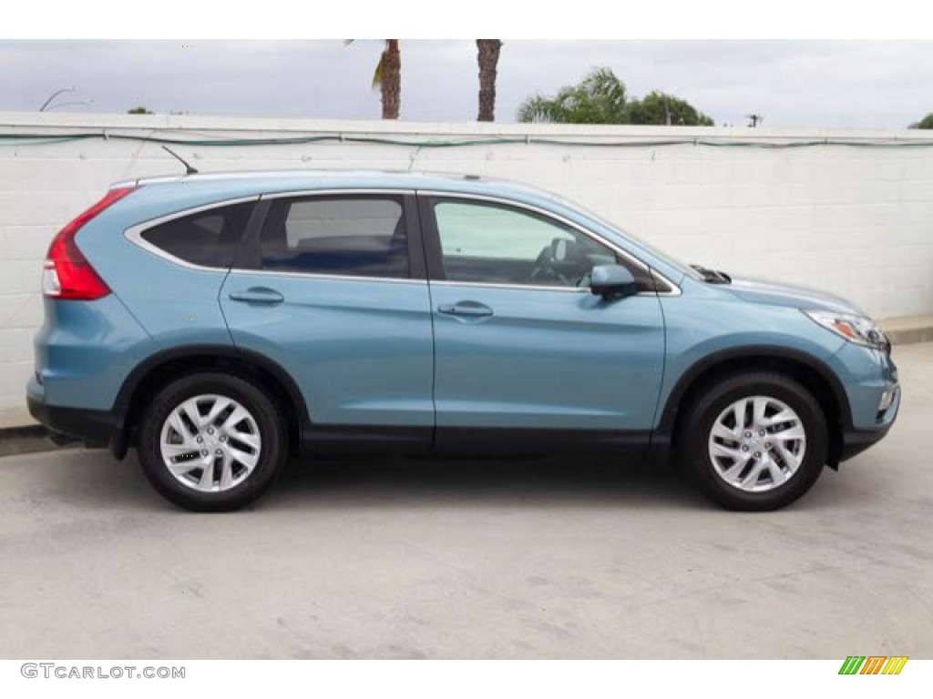 2016 CR-V EX - Obsidian Blue Pearl / Beige photo #10