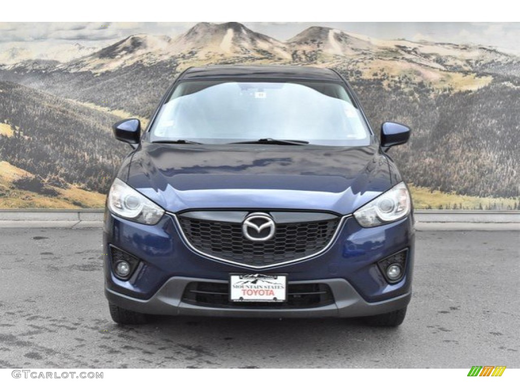 2013 CX-5 Grand Touring AWD - Stormy Blue Mica / Sand photo #4