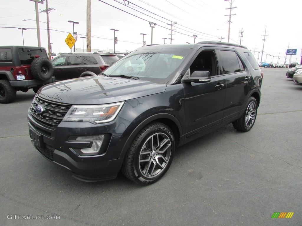 2017 Explorer Sport 4WD - Magnetic / Ebony Black photo #2