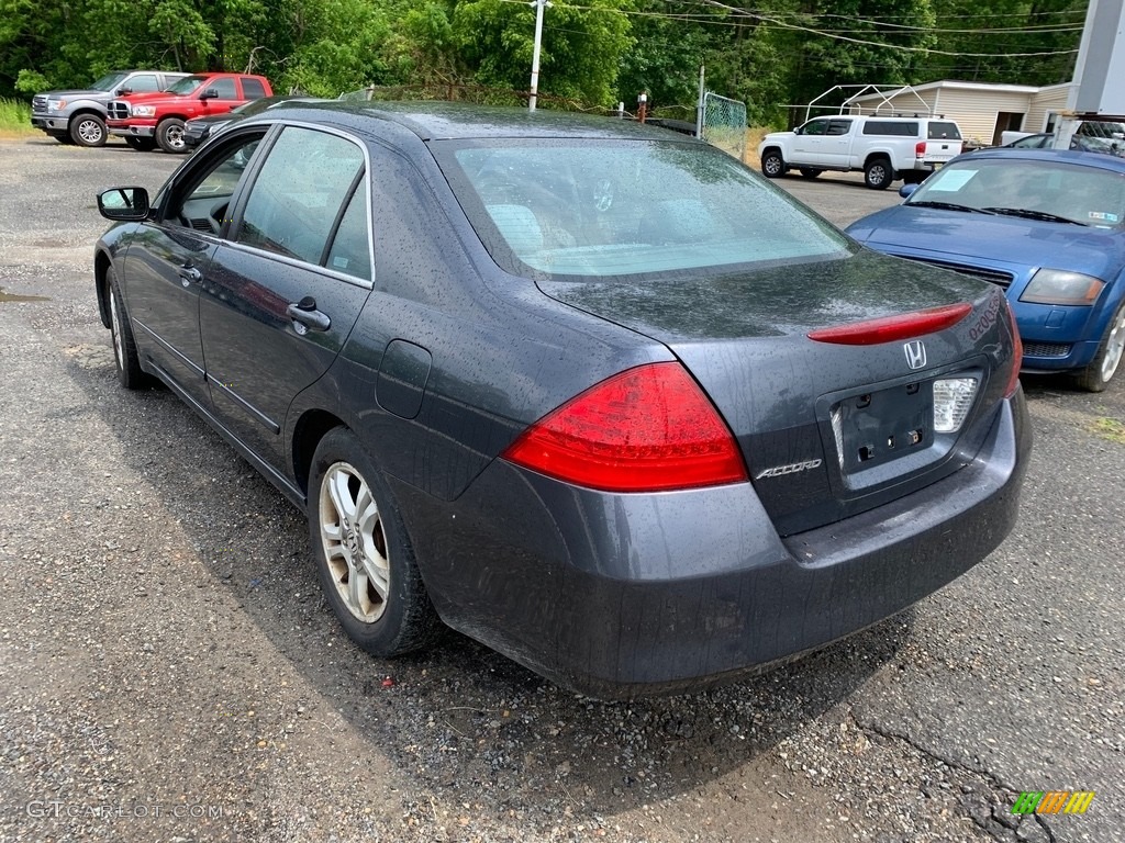 2007 Accord SE Sedan - Graphite Pearl / Ivory photo #4