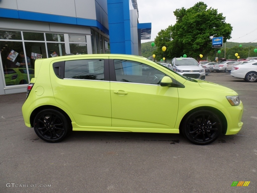 2019 Sonic Premier Hatchback - Shock / Jet Black photo #1