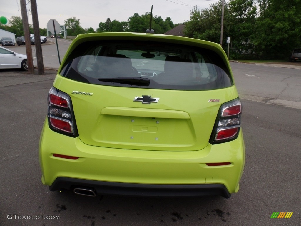 2019 Sonic Premier Hatchback - Shock / Jet Black photo #8