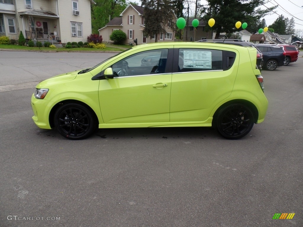 2019 Sonic Premier Hatchback - Shock / Jet Black photo #10