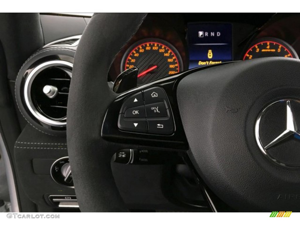 2018 Mercedes-Benz AMG GT R Coupe Black Steering Wheel Photo #133518843