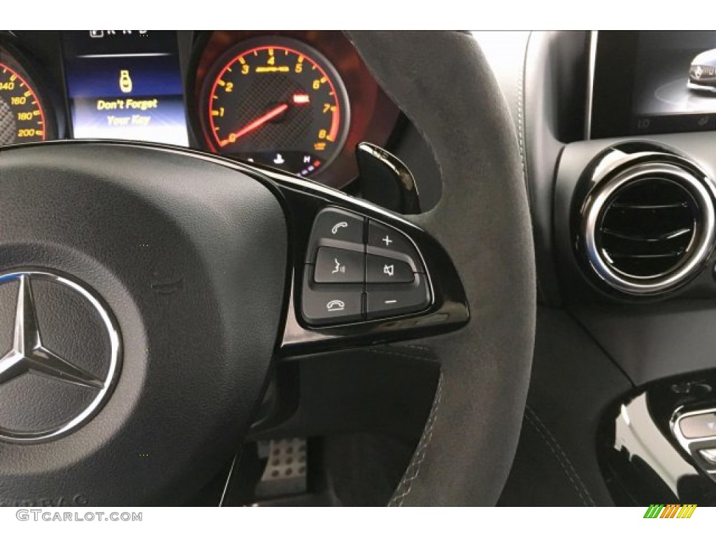 2018 Mercedes-Benz AMG GT R Coupe Black Steering Wheel Photo #133518864