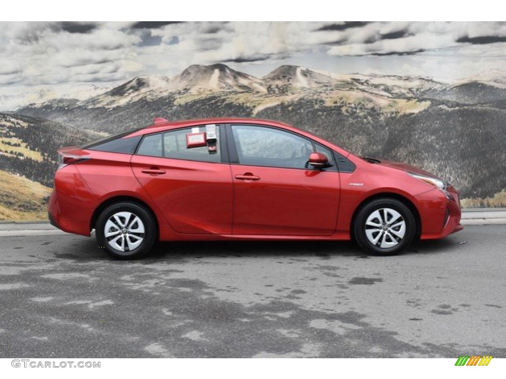 2016 Prius Four - Hypersonic Red / Black photo #2