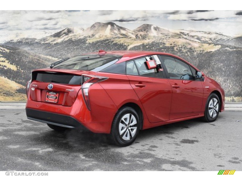 2016 Prius Four - Hypersonic Red / Black photo #3