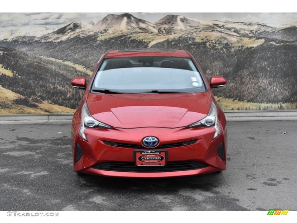2016 Prius Four - Hypersonic Red / Black photo #4