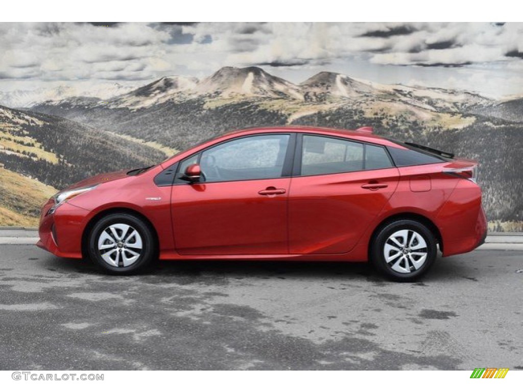2016 Prius Four - Hypersonic Red / Black photo #6