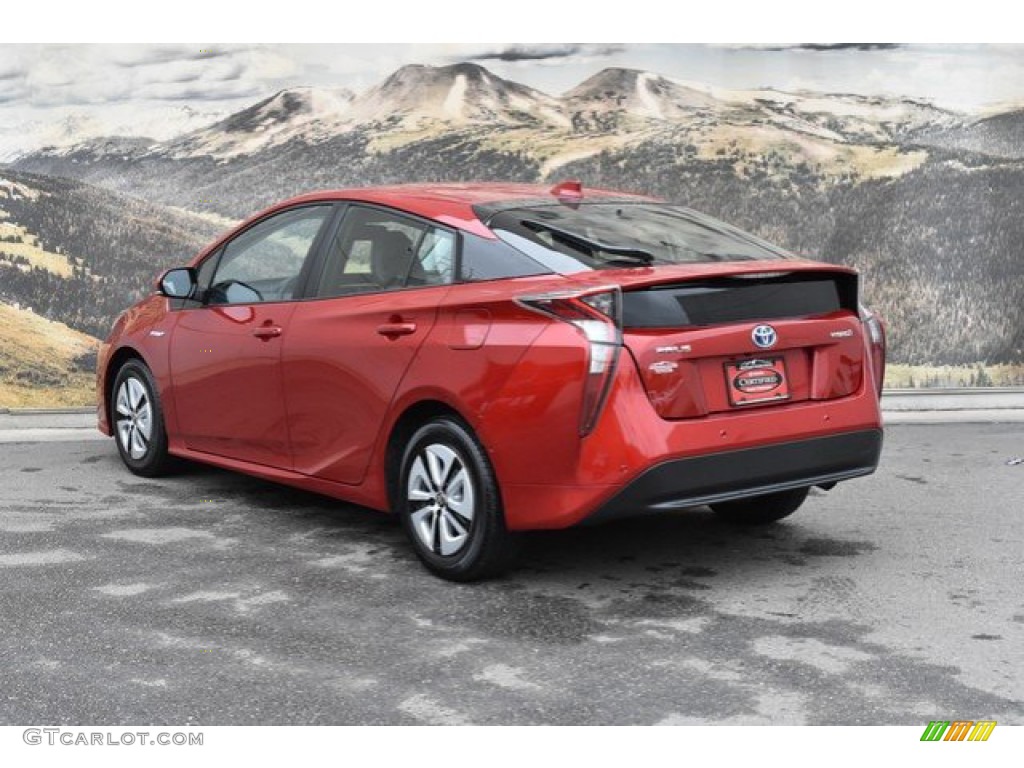 2016 Prius Four - Hypersonic Red / Black photo #7