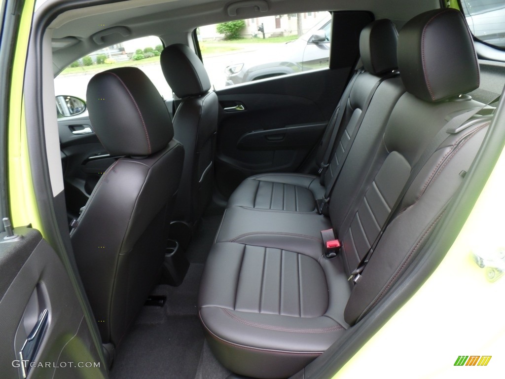 Jet Black Interior 2019 Chevrolet Sonic Premier Hatchback Photo #133519401
