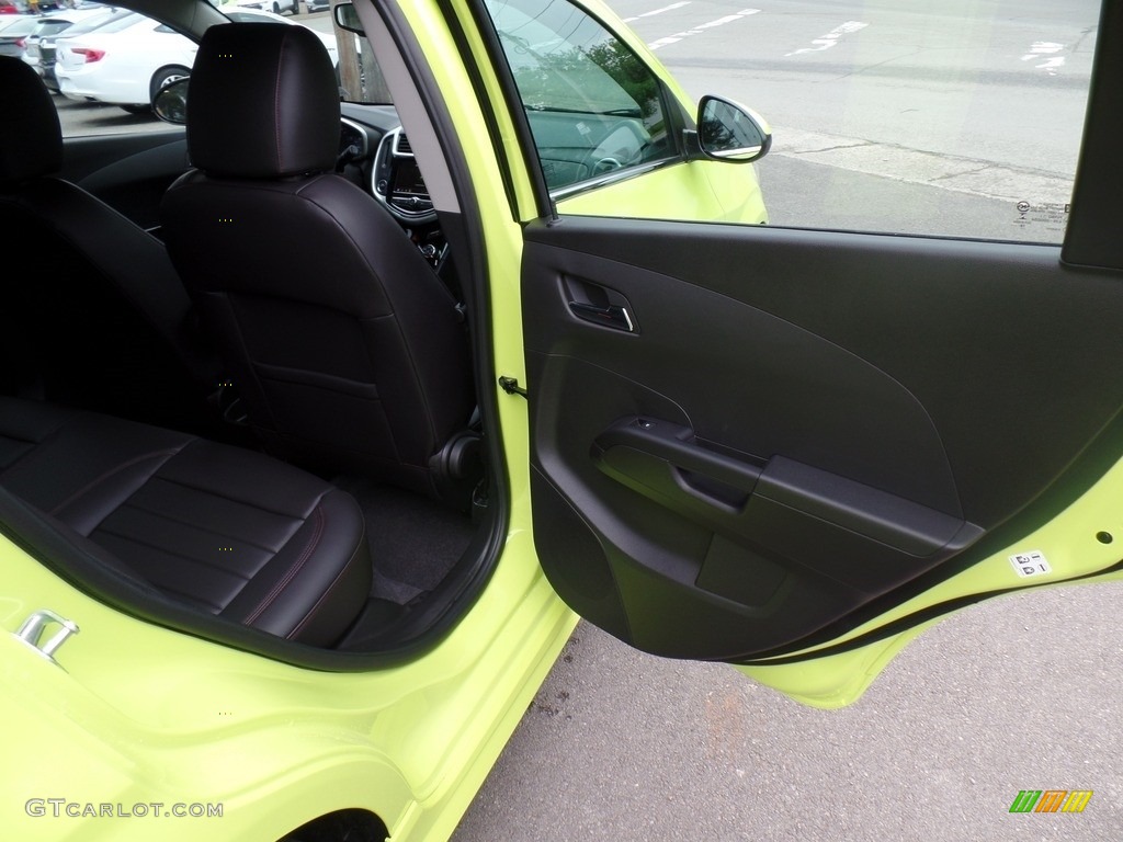 2019 Sonic Premier Hatchback - Shock / Jet Black photo #39