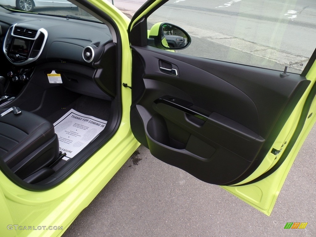 2019 Sonic Premier Hatchback - Shock / Jet Black photo #41