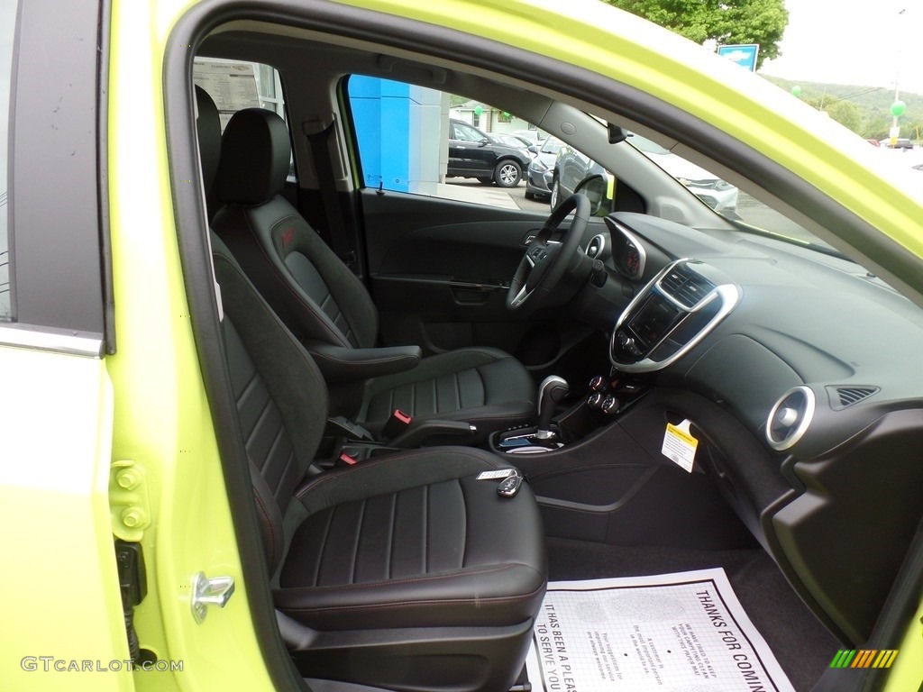 2019 Sonic Premier Hatchback - Shock / Jet Black photo #42