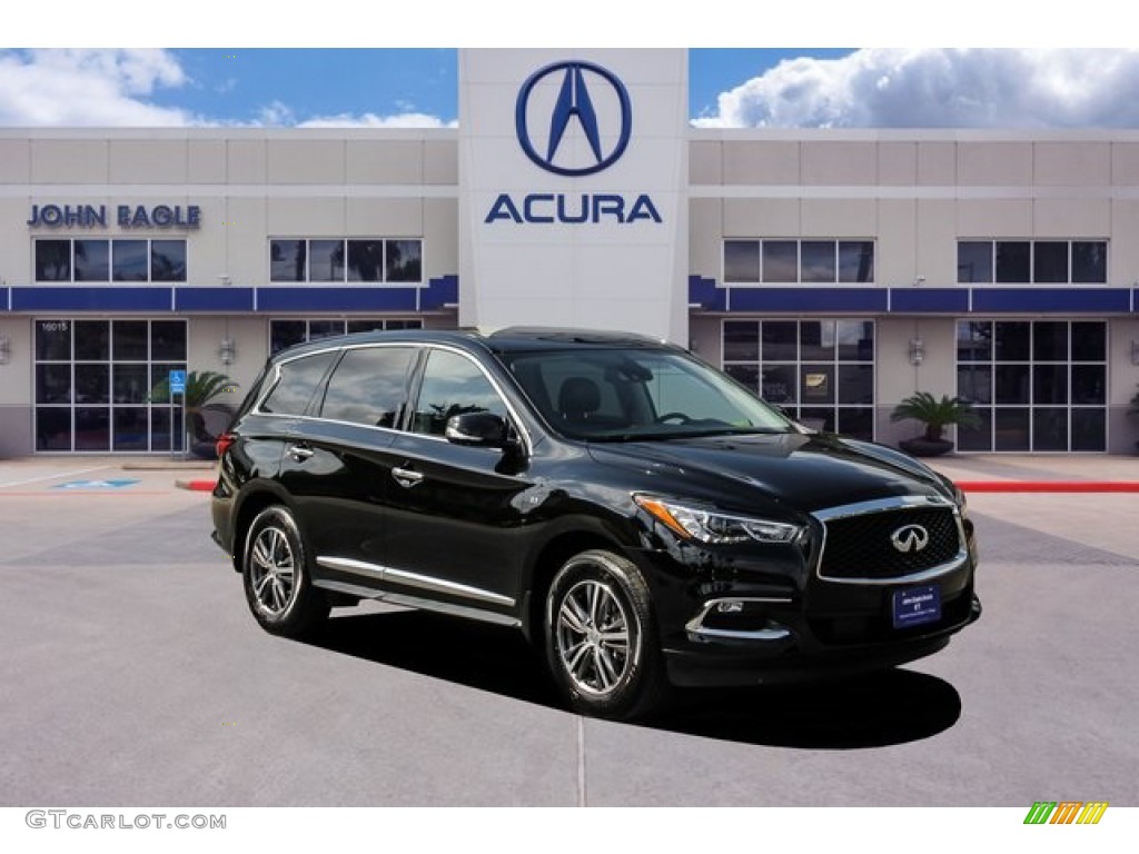 2019 QX60 Luxe AWD - Imperial Black / Graphite photo #1