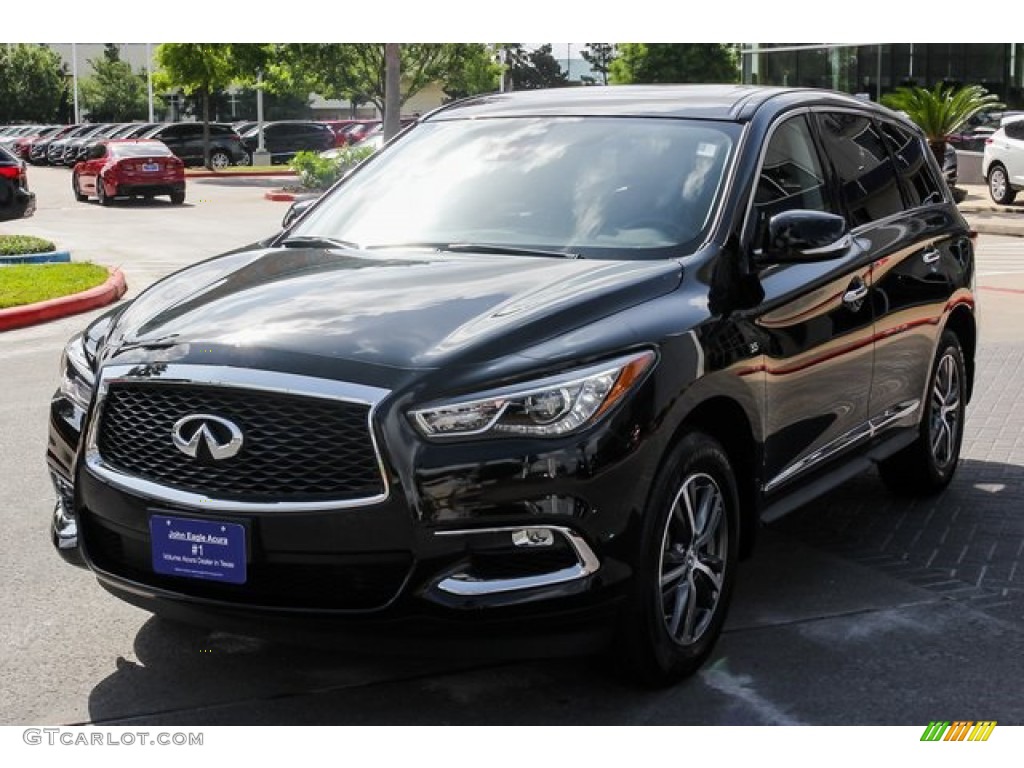 Imperial Black 2019 Infiniti QX60 Luxe AWD Exterior Photo #133520842
