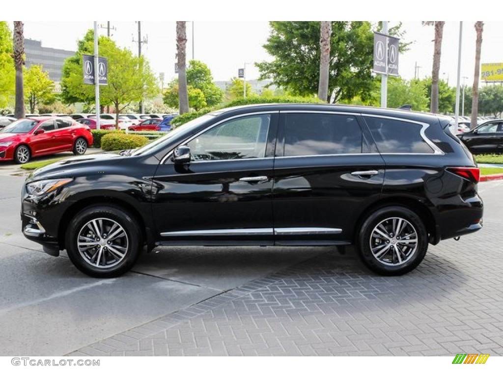 2019 QX60 Luxe AWD - Imperial Black / Graphite photo #4