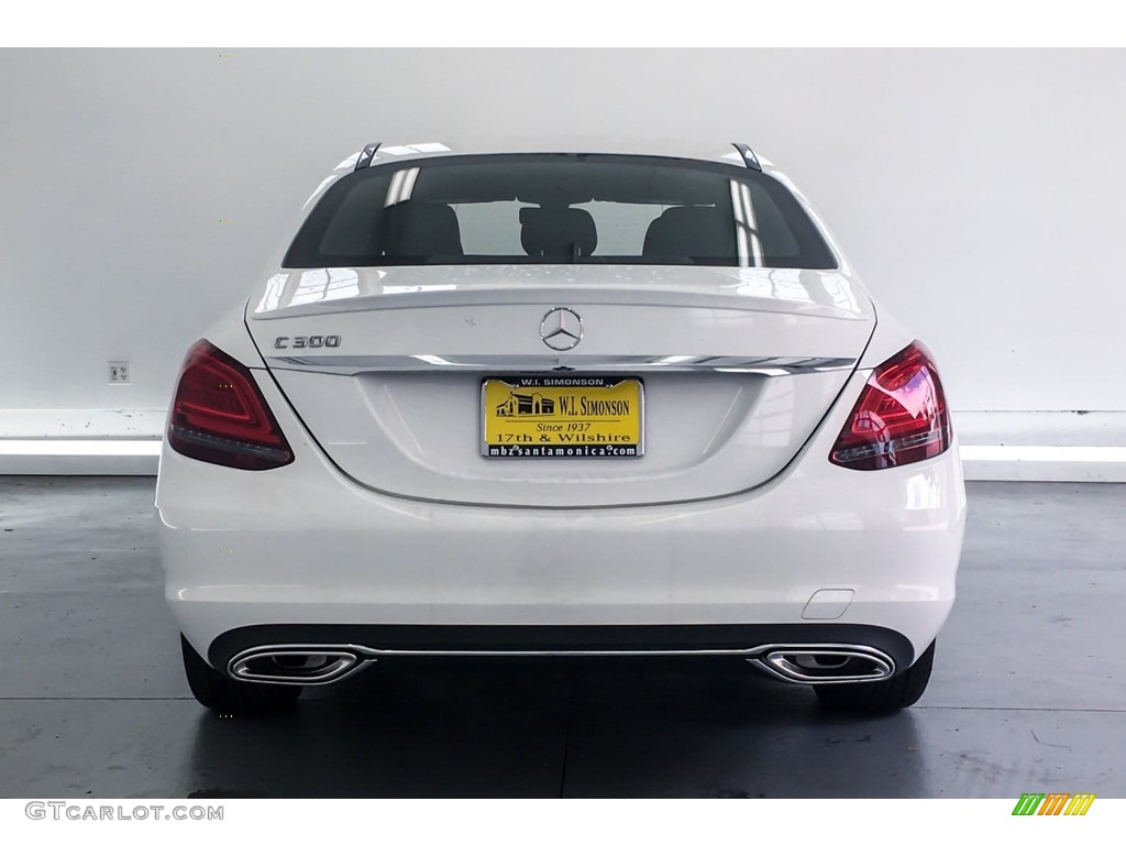 2019 C 300 Sedan - Polar White / Black photo #3