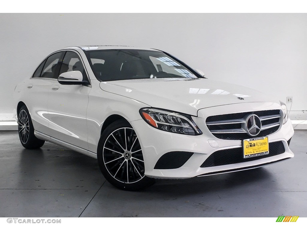 2019 C 300 Sedan - Polar White / Black photo #10