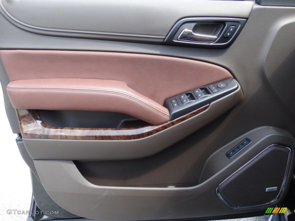 2019 Chevrolet Tahoe Premier Cocoa/Mahogany Door Panel Photo #133525956