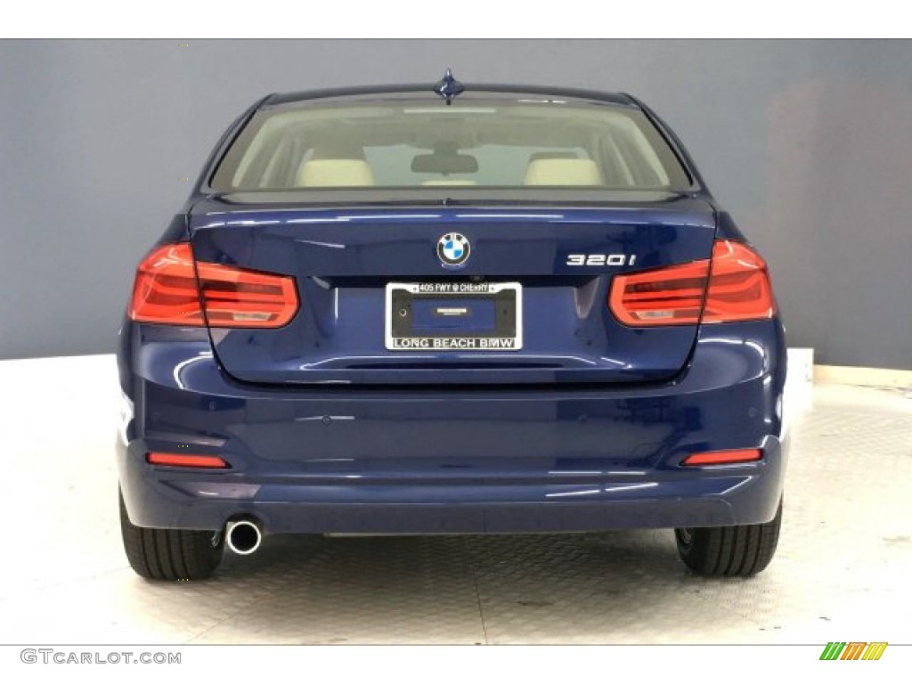 2018 3 Series 320i Sedan - Mediterranean Blue Metallic / Venetian Beige photo #3