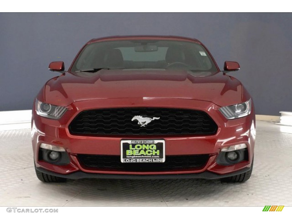 2017 Mustang Ecoboost Coupe - Ruby Red / Ebony photo #2