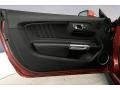 Ebony 2017 Ford Mustang Ecoboost Coupe Door Panel