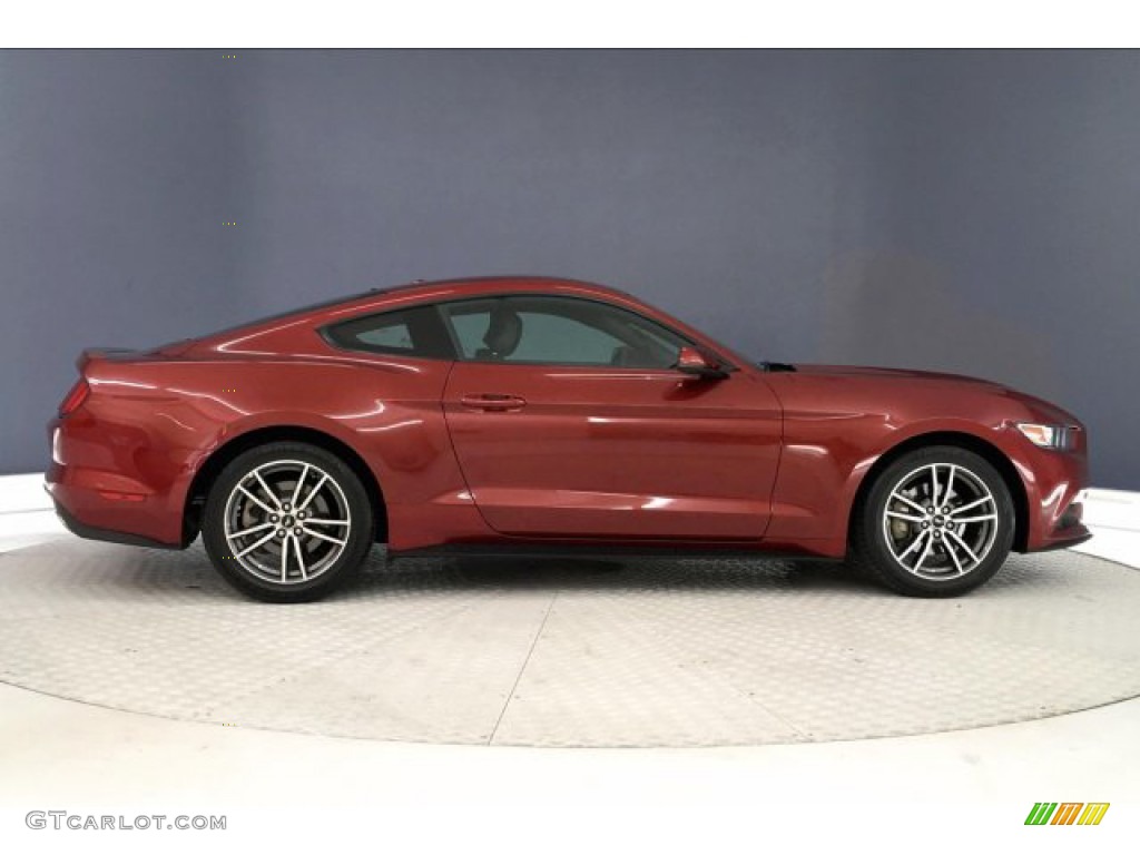 Ruby Red 2017 Ford Mustang Ecoboost Coupe Exterior Photo #133527150