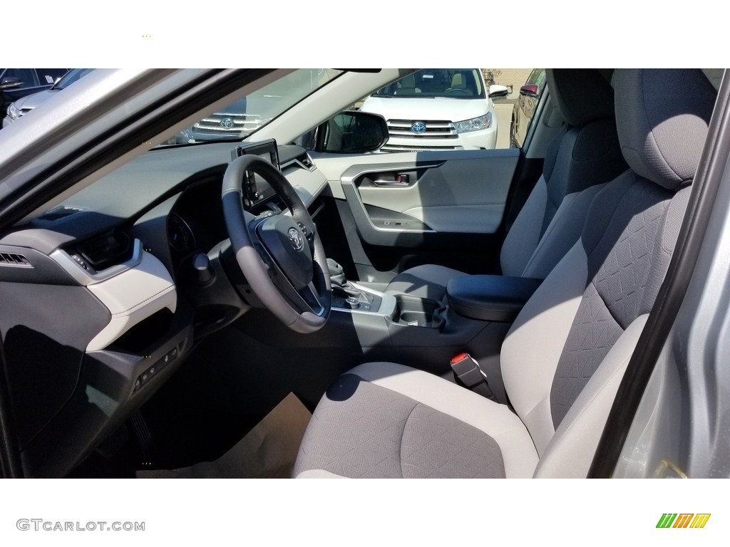 2019 RAV4 XLE AWD Hybrid - Silver Sky Metallic / Light Gray photo #2