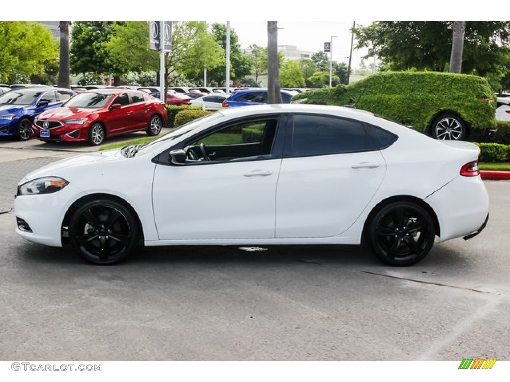 2015 Dart SXT - Bright White / Black/Light Tungsten Accent Stitching photo #4