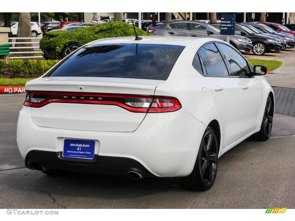 2015 Dart SXT - Bright White / Black/Light Tungsten Accent Stitching photo #7