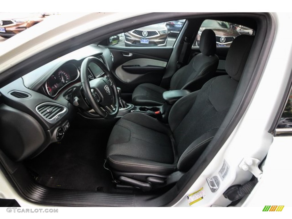 2015 Dart SXT - Bright White / Black/Light Tungsten Accent Stitching photo #16