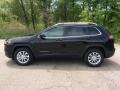 2019 Diamond Black Crystal Pearl Jeep Cherokee Latitude 4x4  photo #3