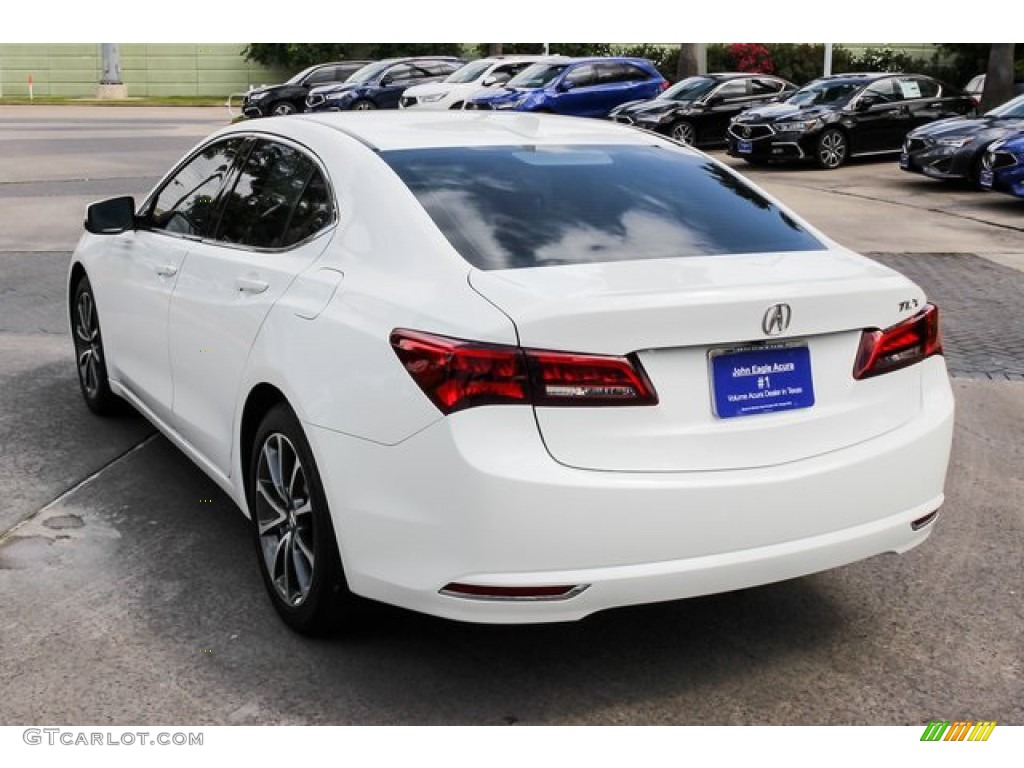 2017 TLX V6 Technology Sedan - Bellanova White Pearl / Graystone photo #5