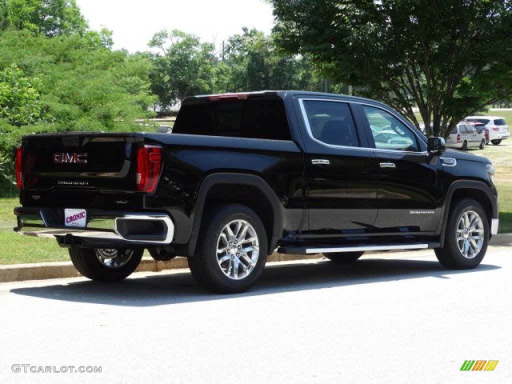 2019 Sierra 1500 SLT Crew Cab - Onyx Black / Jet Black photo #3